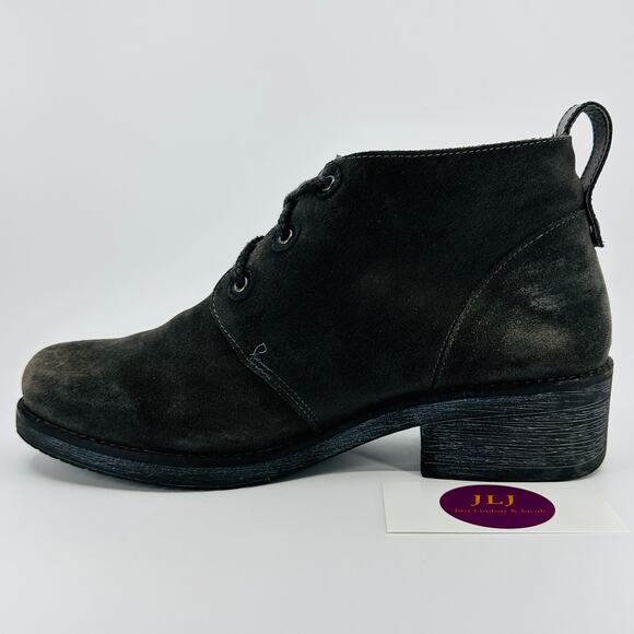 Naot Women's Love  Oily Midnight/Black Raven Suede Comfort Boots Size 41/ 10 US - Picture 8 of 11